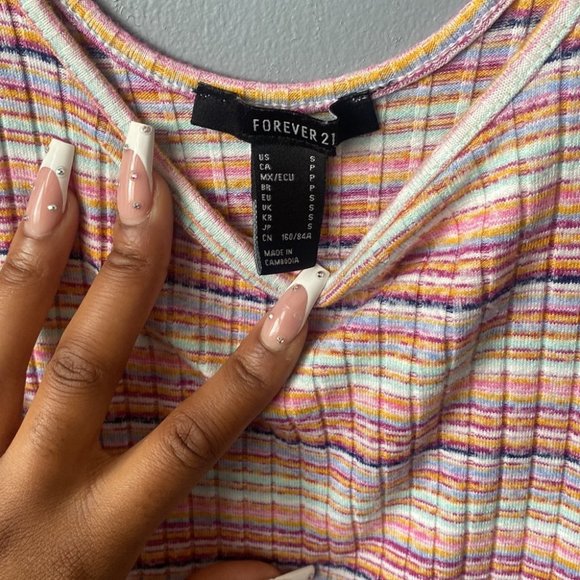 Multi Colour Body-con Summer Dress☀️ - Picture 5 of 6